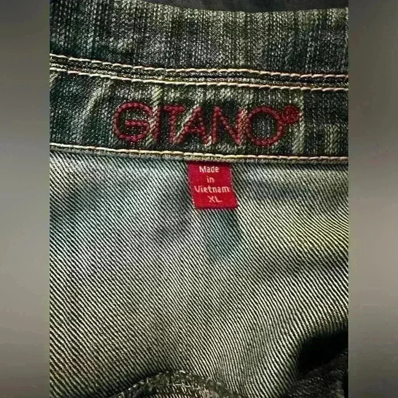VTG Gitano Women’s 90’s Jean Jacket Blazer. 
Size: XL. Double pockets - Picture 10 of 16